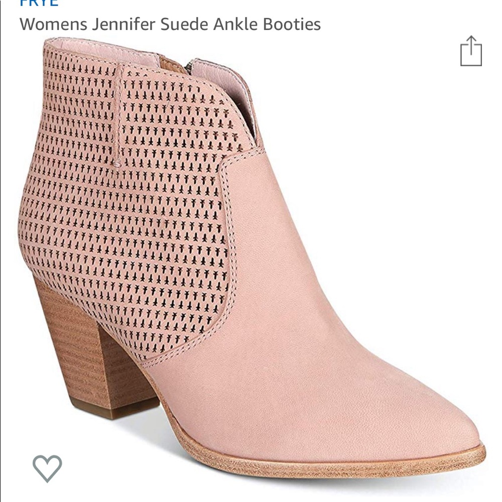 FRYE Jennifer Seude boots. Blush. Sz 10